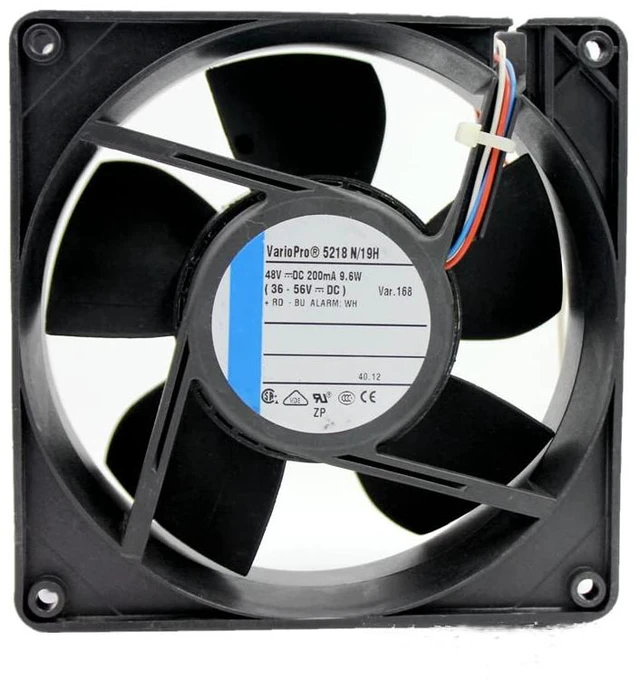 Main image of 5218N/19H 127x127x38mm 127mm DC48V 9.6W 200mA 3-Wire Inverter Cooling Fan