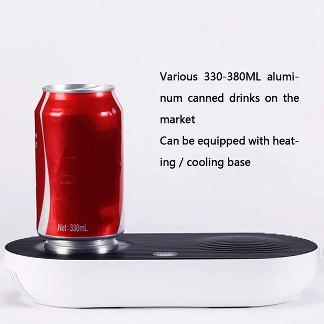 Alt view image 4 of 7 - CHENGREN Fast Heating and Cooling Smart Cup Drinks Cup Cooling Cup 2-in-1 Warmer Cooler Desktop Smart Cup for Office Home Desk