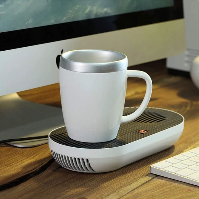 Alt view image 7 of 7 - CHENGREN Fast Heating and Cooling Smart Cup Drinks Cup Cooling Cup 2-in-1 Warmer Cooler Desktop Smart Cup for Office Home Desk