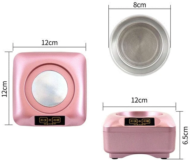 Alt view image 3 of 7 - 2 in 1 Warmer Cup Cooler Desktop Beverage Mug Cooling Cup Cooler for Office Home Desk Use Quick Heating and Cooling Smart Cup for Water Milk Wine Cola Beer Cans Beverage Trav