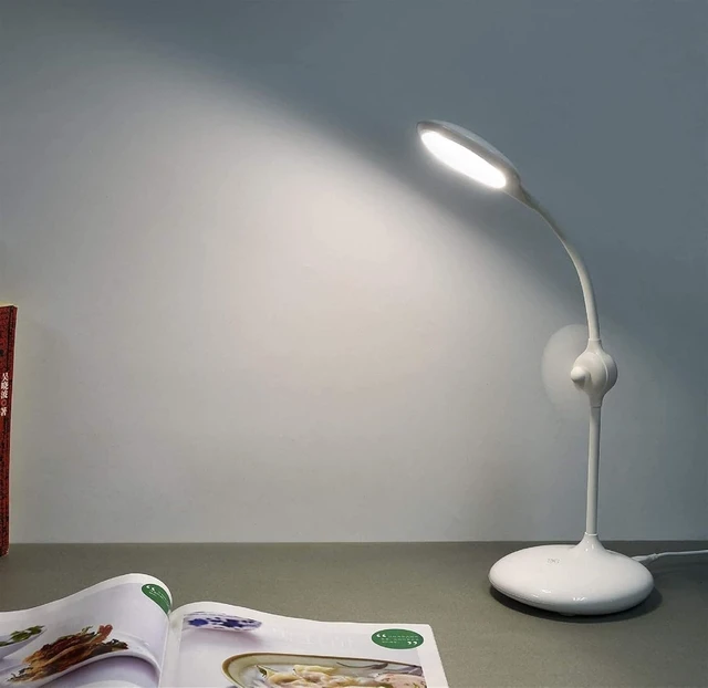 Alt view image 3 of 6 - Rechargeable Clip on Reading Light Cordless Book Lights with Touch Switch 3 Colour Temperature Modes 3 Brightness Levels Eye Protection Desk Lamp 360° Flexible USB Bed Lamp for Kids