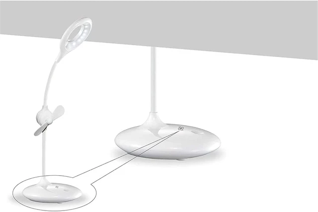 Alt view image 5 of 6 - Rechargeable Clip on Reading Light Cordless Book Lights with Touch Switch 3 Colour Temperature Modes 3 Brightness Levels Eye Protection Desk Lamp 360° Flexible USB Bed Lamp for Kids