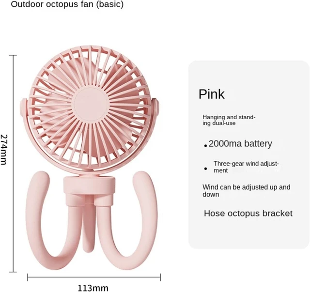 Alt view image 7 of 7 - CYGURT Outdoor Camping fan portable tent ceiling fan lights usb rechargeable hanging vertical camping tripod outdoor fan