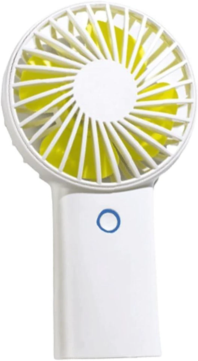 Main image of Small Super Quiet Cooling Fan,Handheld/Desk Fan,USB & 3 Speed Small Fan,Portable Mini Fan for Bedroom/School/Outdoor Strong Airflow (Color : White, Size : 3000mAh)
