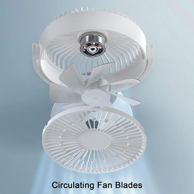 Alt view image 5 of 7 - Desk Fan,Multifunctional 3 Speed Adjustable Digital Display USB Charging Desktop Electric Fan with Soft Night Light