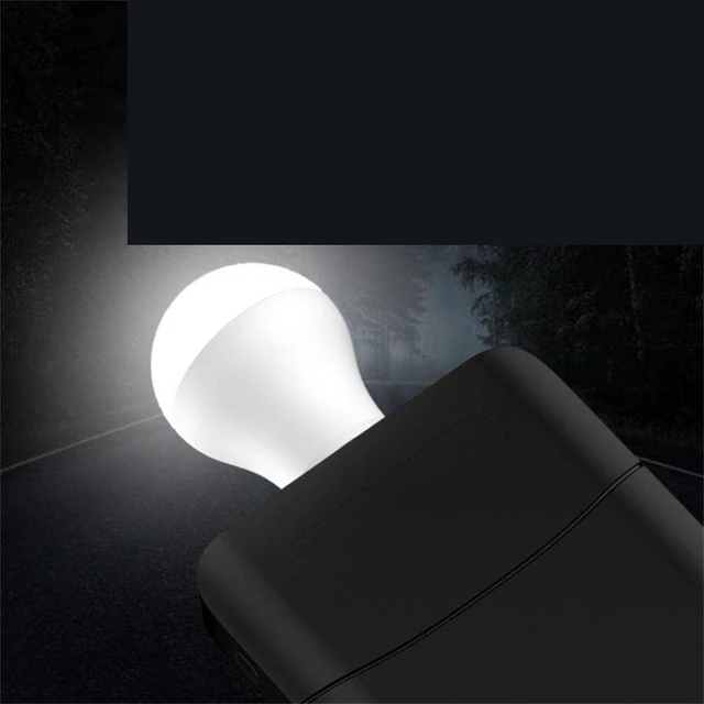 Alt view image 5 of 6 - Small Black Table lamp Portable Night Light Small Book Lamps LED Protection Reading Light USB Plug Computer Mobile Power Charging Warm/White Desk Lamp