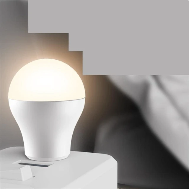 Alt view image 6 of 6 - Small Black Table lamp Portable Night Light Small Book Lamps LED Protection Reading Light USB Plug Computer Mobile Power Charging Warm/White Desk Lamp