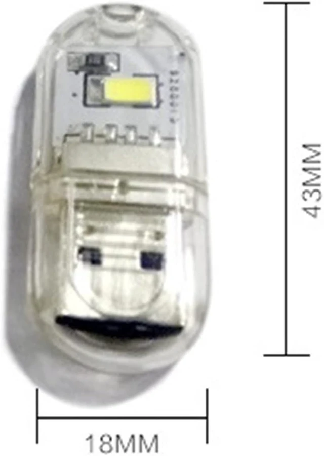 Alt view image 2 of 7 - Small Black Table lamp 1pc USB Plug Lamp Small Light Computer Mobile Power Charging Mini Night Light Book Lamps LED Eye Protection Reading Light