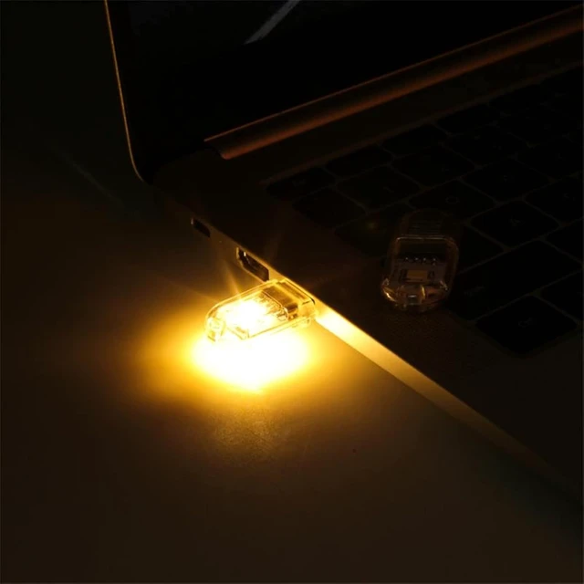 Alt view image 5 of 7 - Small Black Table lamp 1pc USB Plug Lamp Small Light Computer Mobile Power Charging Mini Night Light Book Lamps LED Eye Protection Reading Light