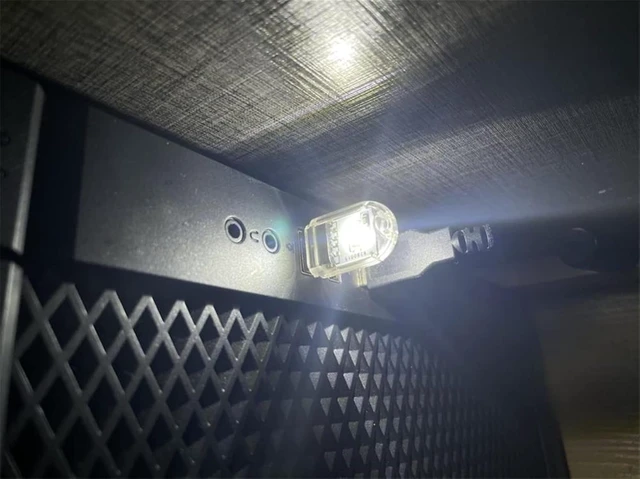 Alt view image 6 of 7 - Small Black Table lamp 1pc USB Plug Lamp Small Light Computer Mobile Power Charging Mini Night Light Book Lamps LED Eye Protection Reading Light