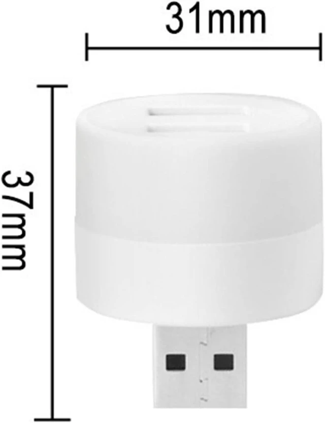 Alt view image 2 of 6 - Small Black Table lamp USB Plug Lamp Computer Mobile Power Charging USB Small Book Lamps LED Eye Protection Reading Light Small Round Light Night Light