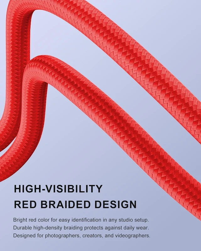 Alt view image 2 of 7 - 20Gbps USB-C to C Camera Data Transfer Cable,16ft (5m), Right Angle
