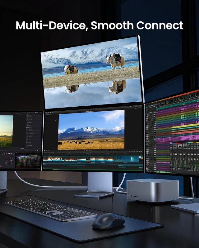 Alt view image 7 of 7 - Silkland USB4 for Thunderbolt 4 Cable 10FT/3M, 40Gbps, 240W, 8K/Dual 4K