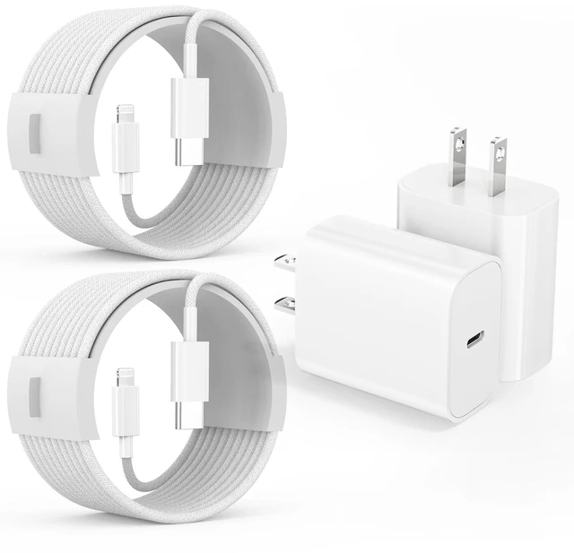 Main image of iPhone 14 Charger Fast Charging,Fast Charger iPhone 2Pack 10Foot Extra Long