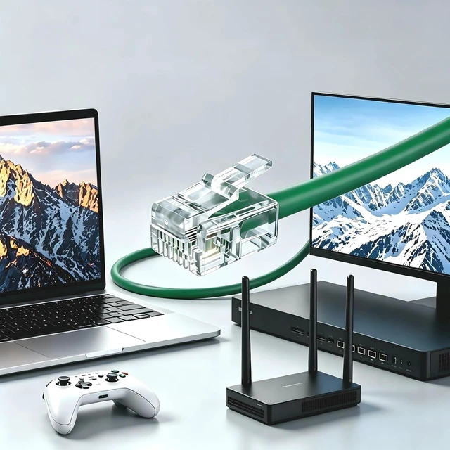 Alt view image 5 of 6 - NECABLES CAT5E RJ11 Data Cable DSL Cable 75ft for DSL Modem - 75 Feet