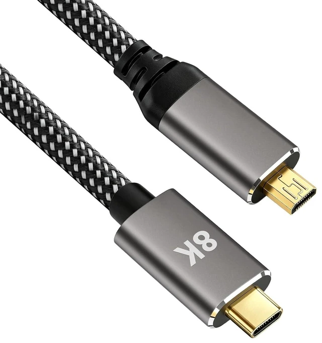 Main image of USB Type C to Micro HDMI Cable 3 FT, 8K@60Hz 4K@120Hz, Unidirectional