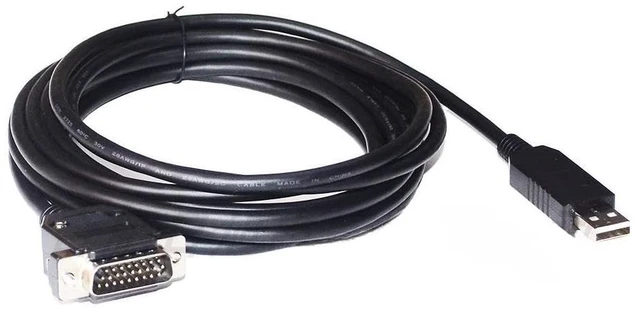 Main image of USB to DB26 Male Cable for Parker Aries Drive, 1.8m RS232 Communication Cable