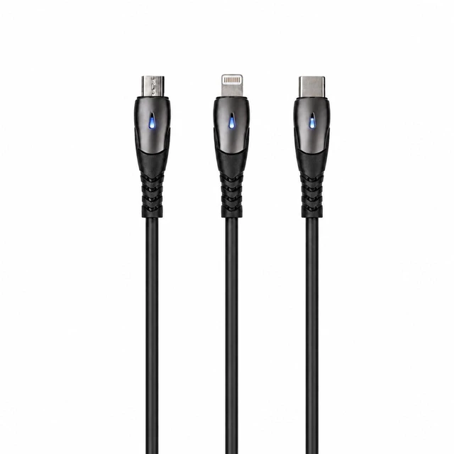 Alt view image 7 of 7 - Mission Darkness USB Cable Set UL-Certified Shielded Cables for Digital Forensics & RF-Shielded Enclosures Includes USB-A, USB-C, Micro USB, Lightning-Compatible, Extension Cables & Zipper Pouch