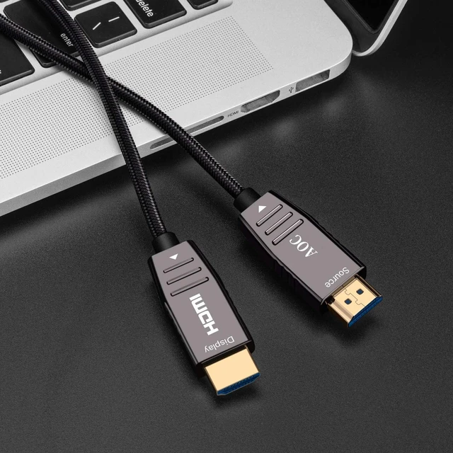 Alt view image 5 of 6 - 4K HDMI Fiber Optic Cable 65ft,High Speed HDMI 2.0 Cable Support with 18Gbps,Dynamic HDR10,eARC,HDCP2.2