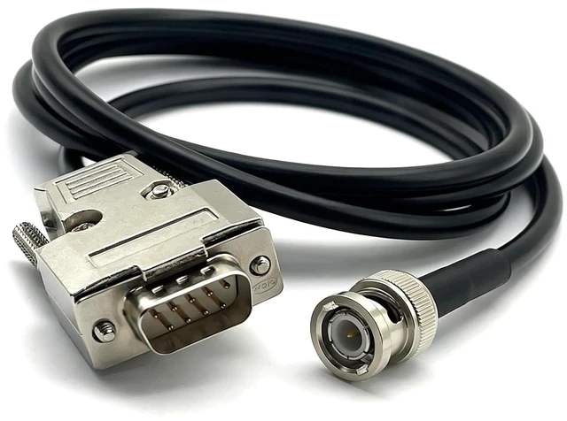 Alt view image 2 of 4 - DB9 RS232 Male to BNC Male Specially Made Flexible Signal Cable, Serial Port DB9 to BNC Male Computer Video Cable 1Meter