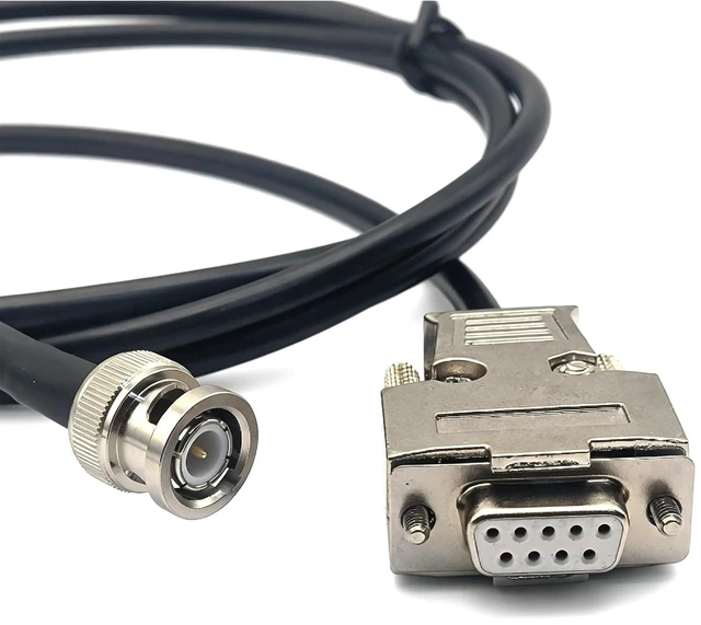 Main image of DB9 RS232 Female to BNC Male Specially Made Flexible Signal Cable, Serial Port DB9 to BNC Male Computer Video Cable 5Meter
