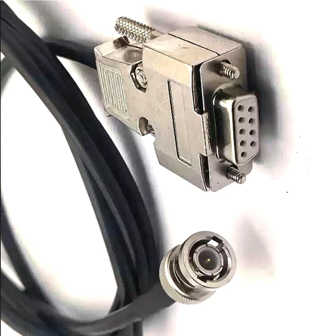 Alt view image 4 of 4 - DB9 RS232 Female to BNC Male Specially Made Flexible Signal Cable, Serial Port DB9 to BNC Male Computer Video Cable 5Meter