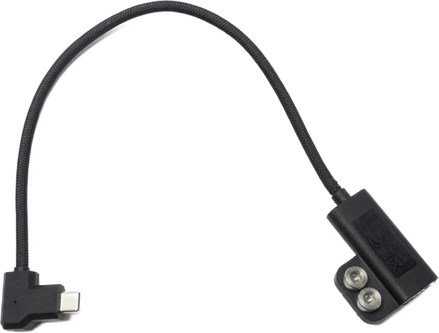 Alt view image 4 of 5 - USB-C EVF to Locking HDMI Adapter Cable for Pyxis 6K, 20 Gbps, 100W, 9 Inch, Black