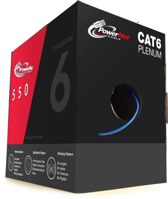 Main image of Cat6 Plenum 1000ft CMP