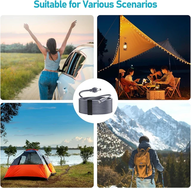 Alt view image 6 of 7 - Starlink Mini Cable - USB C to DC Power Cable 16AWG USB Type-C Charging Cord for Star Link Mini with 65W PD for Reliable Indoor and Outdoor Waterproof (10M/32.8FT)