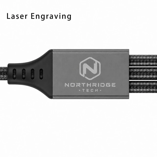 Alt view image 4 of 7 - Custom Logo 3 in 1 Charging Cable Bulk, Tech Swag for Corporate Gifts