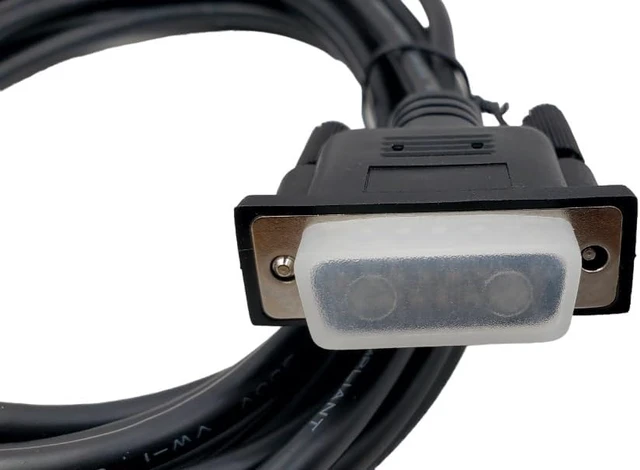 Alt view image 4 of 5 - Compucableplususa.com Best Industrial Serial DB15 D-Sub15 Pin RS232 Serial Cable with Bare Wire - 28 AWG with Black PVC Jacket