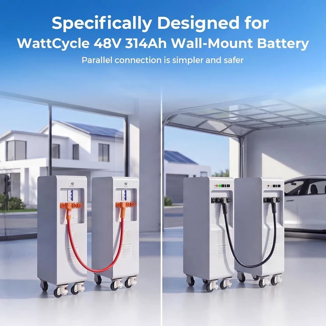 Alt view image 5 of 5 - WattCycle 250A 70mm² Energy Storage Parallel Cable, 1.2m (47.2in)