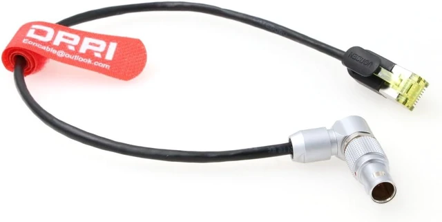 Main image of ARRI Alexa Cable with Rotatable 180 Degrees 10-Pin to RJ45 Cat7 Ethernet Cable
