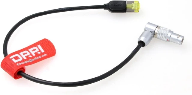Alt view image 2 of 4 - ARRI Alexa Cable with Rotatable 180 Degrees 10-Pin to RJ45 Cat7 Ethernet Cable