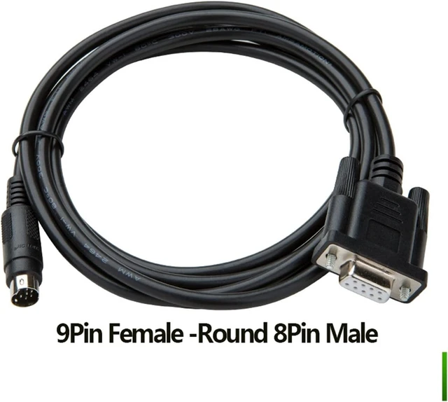 Alt view image 3 of 7 - TK6070-FX for Weinview TK6070 Touch Screen Connect Mitsubishi FX Series PLC Cable TK6070IH/IK/IP-FX Programming Cable (Color : Black Version, Size : 10m)