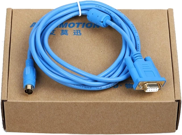 Alt view image 4 of 7 - TK6070-FX for Weinview TK6070 Touch Screen Connect Mitsubishi FX Series PLC Cable TK6070IH/IK/IP-FX Programming Cable (Color : Black Version, Size : 10m)