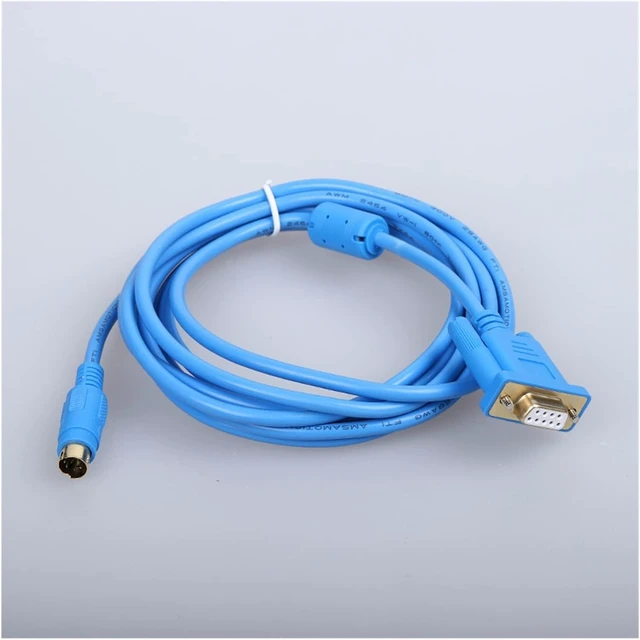 Alt view image 5 of 7 - TK6070-FX for Weinview TK6070 Touch Screen Connect Mitsubishi FX Series PLC Cable TK6070IH/IK/IP-FX Programming Cable (Color : Black Version, Size : 10m)