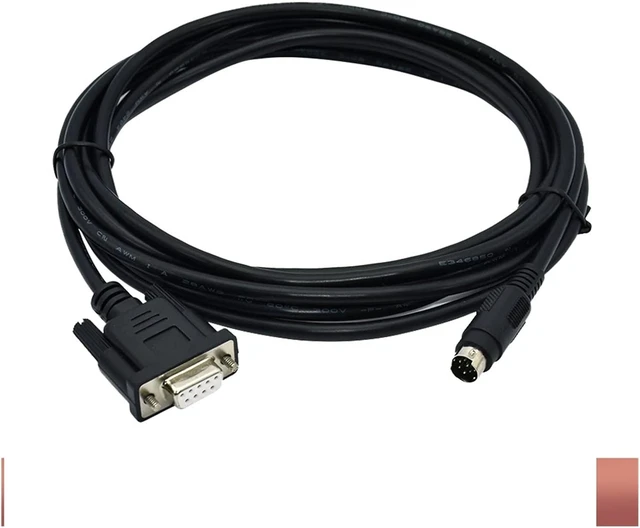 Alt view image 2 of 7 - TK6070-FX for Weinview TK6070 Touch Screen Connect Mitsubishi FX Series PLC Cable TK6070IH/IK/IP-FX Programming Cable (Color : Black Version, Size : 10m)