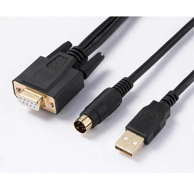 Alt view image 4 of 4 - USB-1761-1747-CP3 Programming Cable AB SLC5/03/04/05 1000/1200/1500 PLC