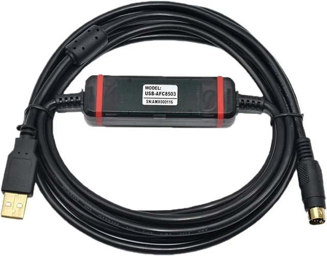 Alt view image 2 of 7 - USB-AFC8513 AFC8503 for FP0 FP2 FP-X FP-M Programming Cable Nais GT10/30 Touch Panel Cable DFP0-U2 (Gold Plated)