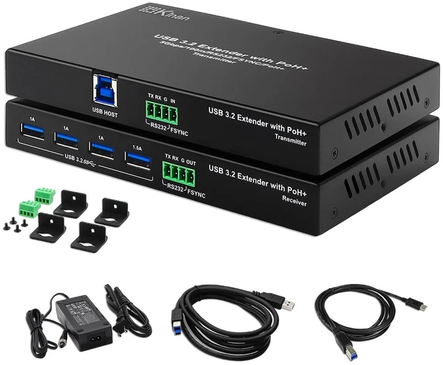 Main image of USB 3.2 Extender Over Cat6a/7 up to 330 Feet, Zero Latency