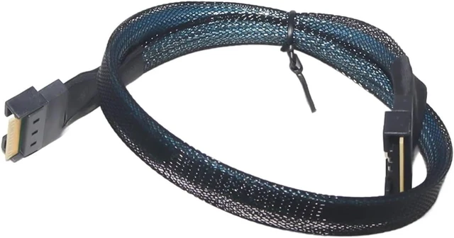 Alt view image 5 of 5 - Anti Oblique Insertion SlimSAS SFF-8654 8i to SlimSAS 8i (SFF-8654) 8X 4.0 Cable for Server High-Speed Connection Cable(50cm)