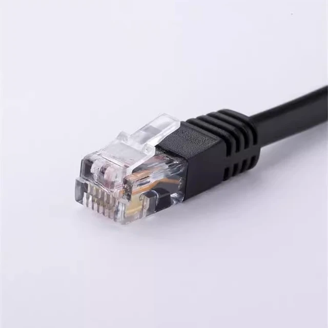 Alt view image 4 of 7 - Suitable for USB-ETH PLC Programming Cable S7-200smart S7-1200 S7-1500 and Other Series Net Port Data Communication Download Cable USB Interface Economy Model Black