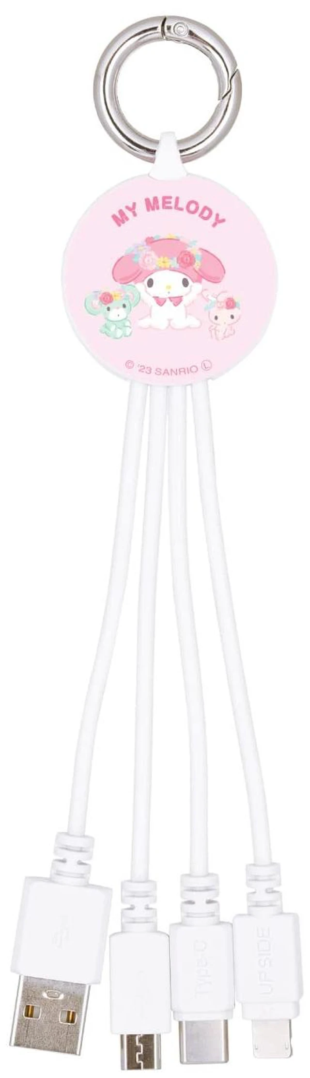 Main image of Gourmandise Sanrio Multi Charging Cable, My Melody SANG-297MM