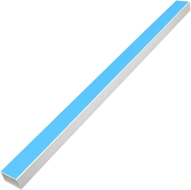 Main image of PVC Cable Trunking Self-Adhesive 32.8ft, 2.4x1.6 Inch Cable Cover for Wall, Floor, Ceiling, Cuttable and Paintable Cord Concealer for Home and Office