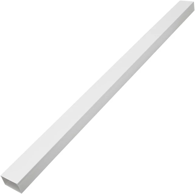 Alt view image 4 of 7 - PVC Cable Trunking Self-Adhesive 32.8ft, 2.4x1.6 Inch Cable Cover for Wall, Floor, Ceiling, Cuttable and Paintable Cord Concealer for Home and Office