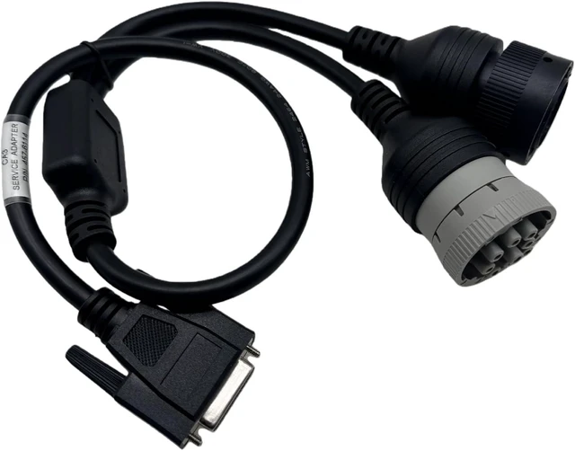 Main image of AXIOMPART Conection Cables for CAT ET4 Diagnostic Tool 457-6114 Heavy-Duty Diagnostic Y-Cable Adapter 9 * 14-Pin Round Connector