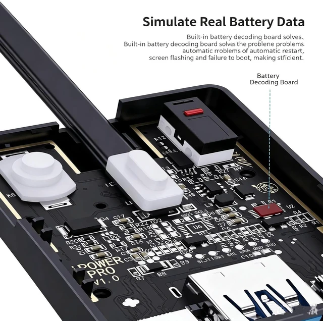 Alt view image 6 of 7 - QianLi 8th Gen Power Cable for iPhone6-16 Pro Max,Dual Interface Type-C+USB
