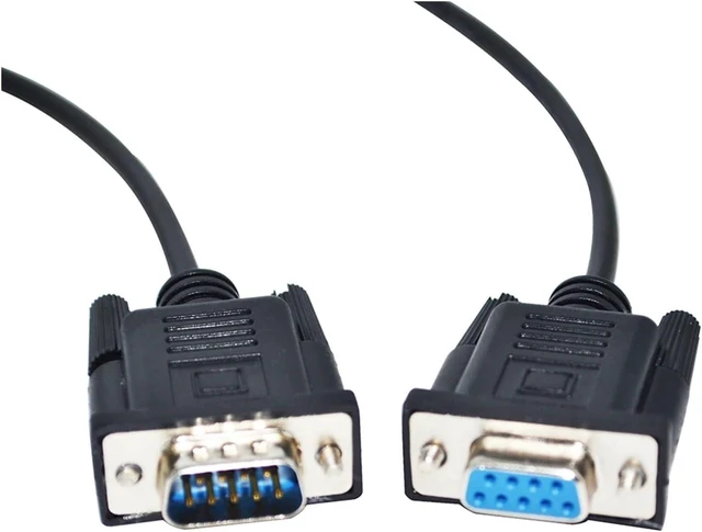 Alt view image 3 of 5 - RS232 D-SUB 9PIN DB9 Female to DB9 Male Adapter Converter Serial Communication Download Cable Fit Compatible DIRUI H100 Urine Analyzer(5M)