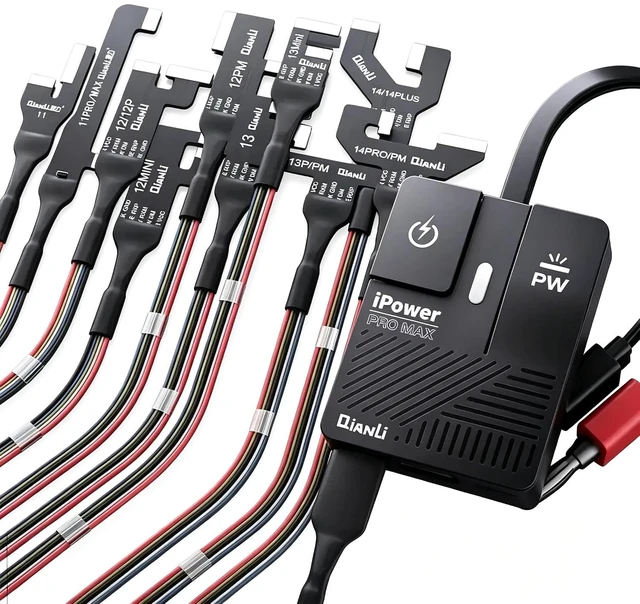 Main image of QianLi 8th Gen Power Cable for iPhone6-16 Pro Max,Dual Interface Type-C+USB